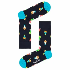 4-pack Navy Socks Gift Set Burgundy