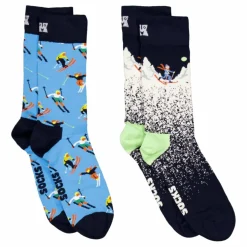 2-pack Skiing Chalet Gift Set Brown