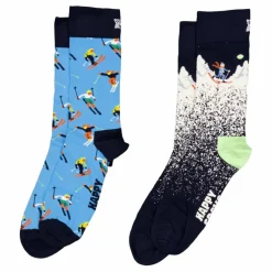 2-pack Skiing Chalet Gift Set Brown