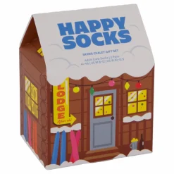 2-pack Skiing Chalet Gift Set Brown