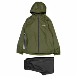 Packable Rainbreaker Set Forest Green