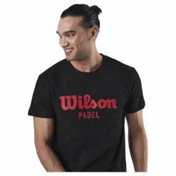 Padel Scrpt Tee Black