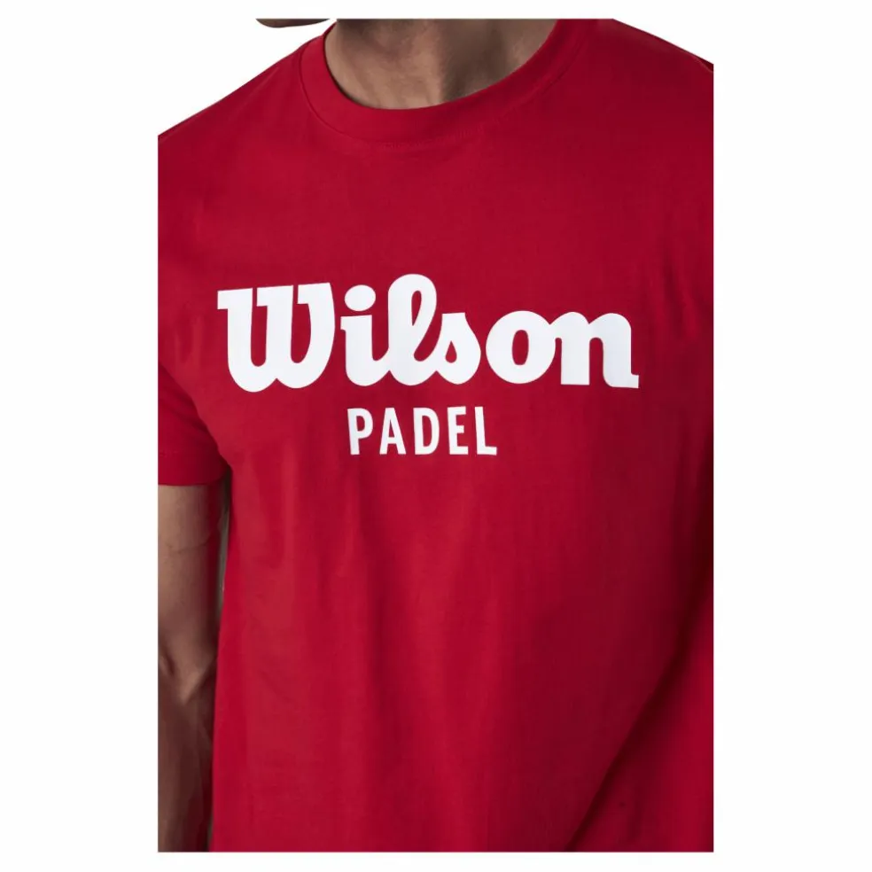 Padel Scrpt Tee Red