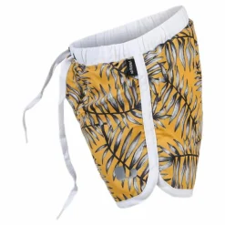 Palm Swim Diaper Shorts Yellow