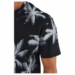 Palm Tree Print T-shirt Blue