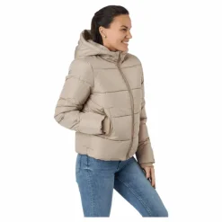 Pcbee New Short  Puffer Jacket Silver Mink