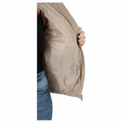 Pcbee New Short  Puffer Jacket Silver Mink