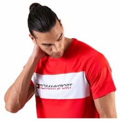 Performance Mesh Tee Red
