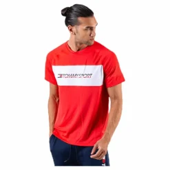 Performance Mesh Tee Red