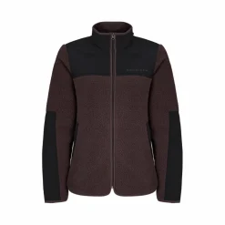 Phoebe Pile Jacket Seal Brown