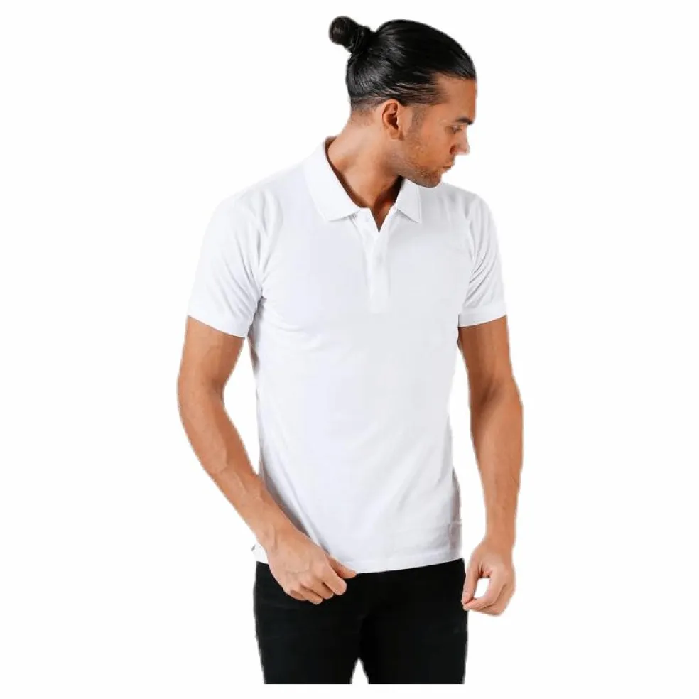 Pique Polo Shirt White