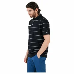 Player Striped Polo White/Black