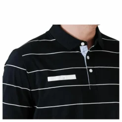 Player Striped Polo White/Black