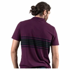 Plus Stripe Polo Blue