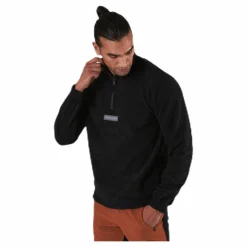 Polars Sweat Half Zip Black