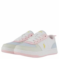 Polo Court Ii C-white Tumbled/lt Pink/lt Blu