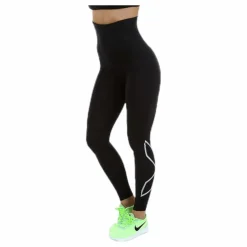 Postnatal Maternity Comp Tights Black/Silver