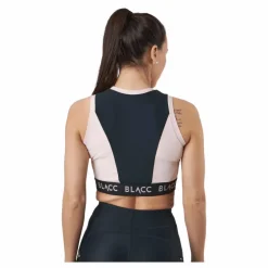 Power X Crop Top Black / Pink