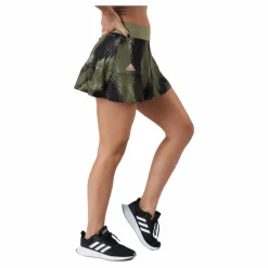 Printed Match Skirt P.blue 000/brown