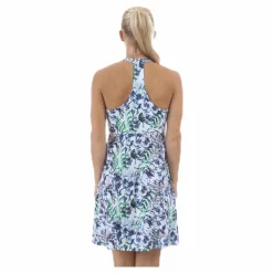 Pristine Dress Patterned/White