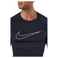 Pro Dri-FIT Men's Tight Fit Short-Sleeve Top BLACK/WHITE