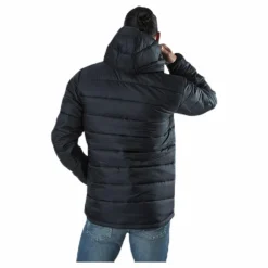Puffer Hood Jacket Black