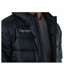 Puffer Hood Jacket Black