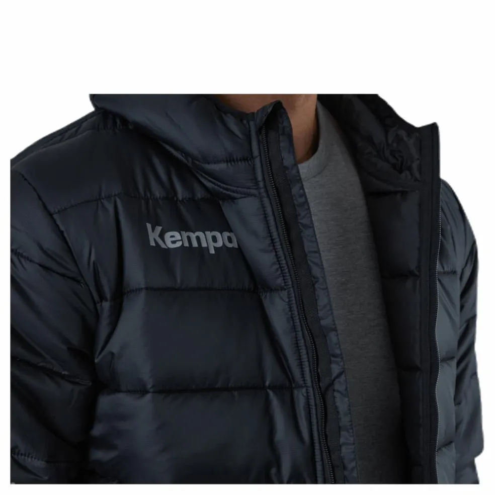 Puffer Hood Jacket Black