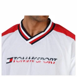 Pull Over Jacket With Rib Red