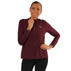 Puma Strong 1/4 Zip Aubergine