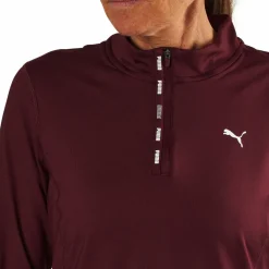 Puma Strong 1/4 Zip Aubergine