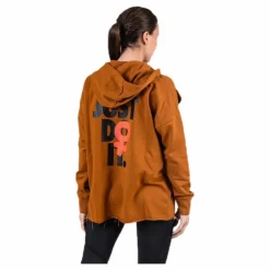 Rebel Slash Fleece Hoodie GRX Brown