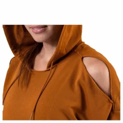 Rebel Slash Fleece Hoodie GRX Brown