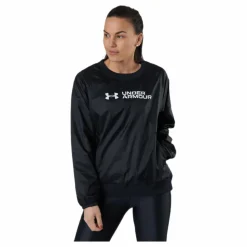 Recover Woven Shine Crew Black