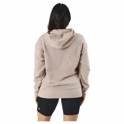 Relaxed Hoodie with Healing Crystals-Inspired Graphics Wontau/White