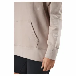 Relaxed Hoodie with Healing Crystals-Inspired Graphics Wontau/White