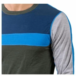 Retro wool Crew Green/Grey