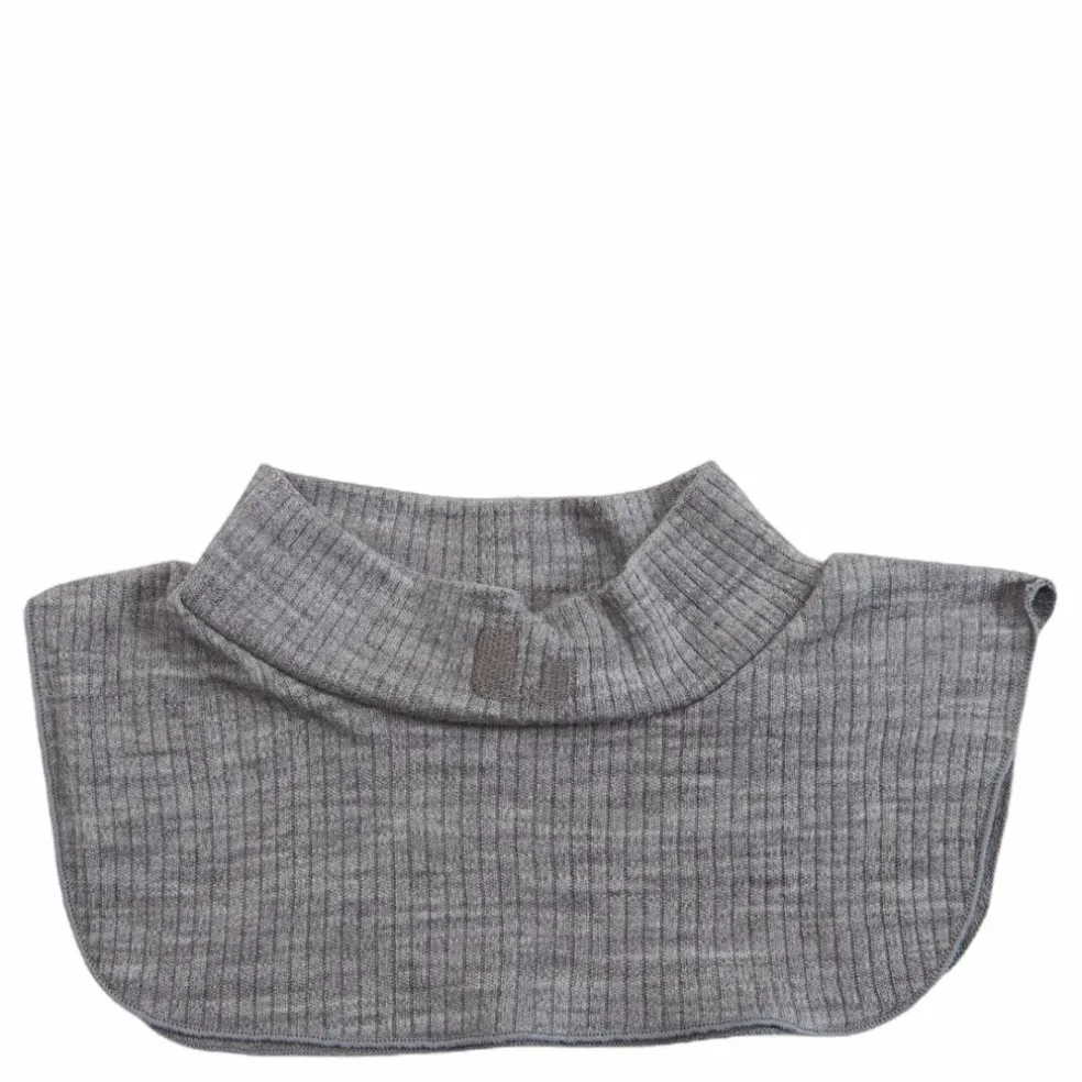 Rib Baby Neck Warmer Greymelange