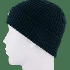 Rib Knit Brushed Wool Beanie Sinople Green Yzp