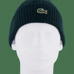 Rib Knit Brushed Wool Beanie Sinople Green Yzp