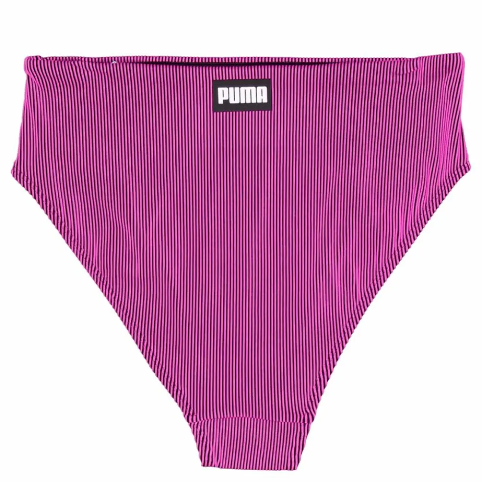Ribbed High Waist Pink/black