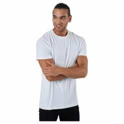 R-neck Tee Bamboo White