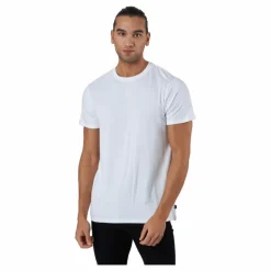 R-neck Tee Bamboo White