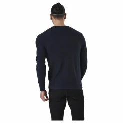 Rob Knit Crew Neck Blue