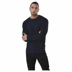 Rob Knit Crew Neck Blue