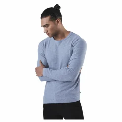 Rob Knit Crew Neck Blue