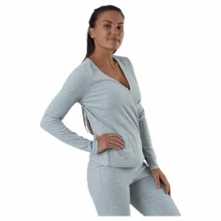 Rosa Wrap Top Lounge Bc Grey