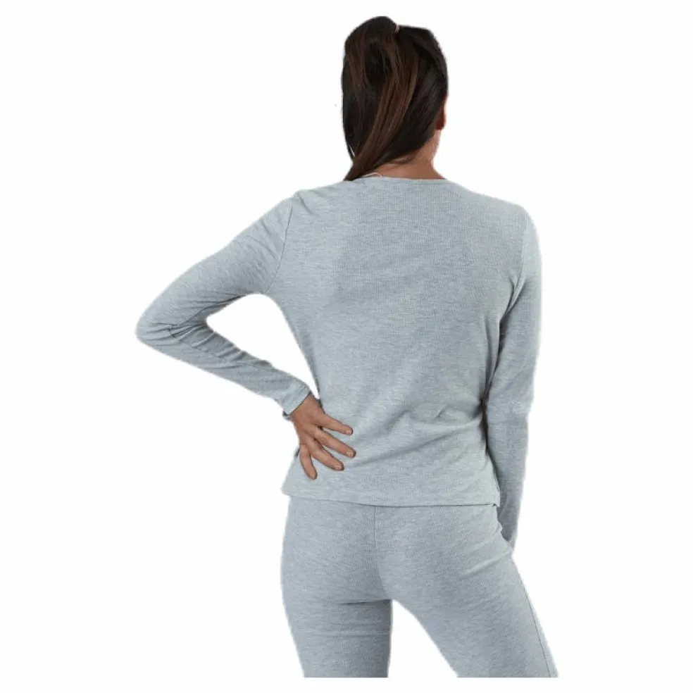 Rosa Wrap Top Lounge Bc Grey