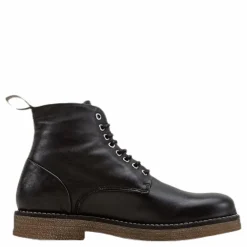 Rummy Leather Boots Black
