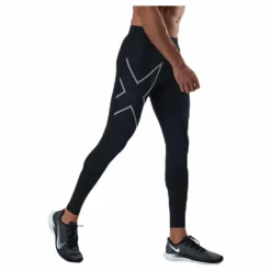 Run Dash Compr Tights Black/Silver